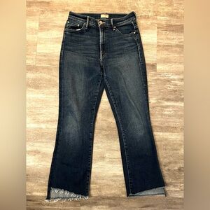 MOTHER Step Fray Blue Jean